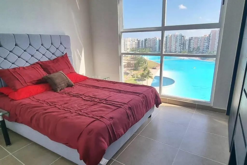 Departamento Con Laguna Artificial Cancun