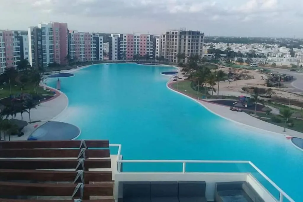 Apartment Departamento Con Laguna Artificial Cancun