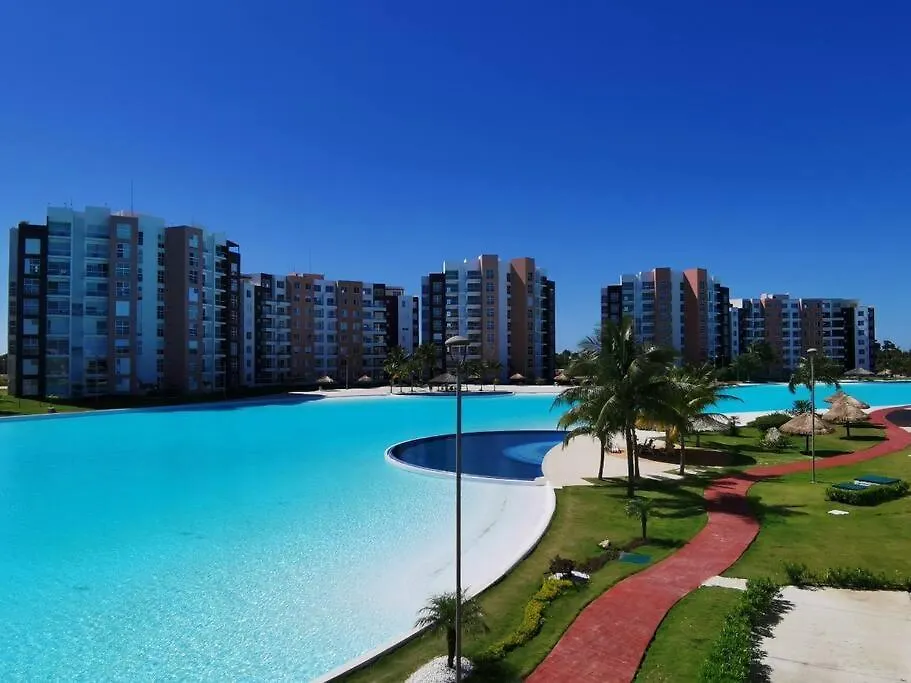 Departamento Con Laguna Artificial Cancun Apartment