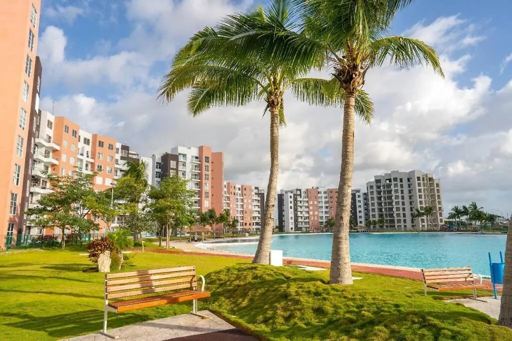 Departamento Con Laguna Artificial Cancún Mexiko